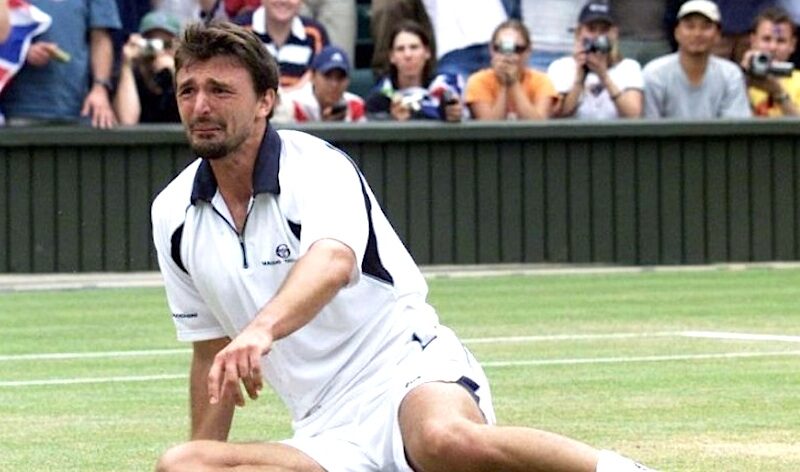Wimbledon 2001: la gioia di Goran dopo il matchpoint
