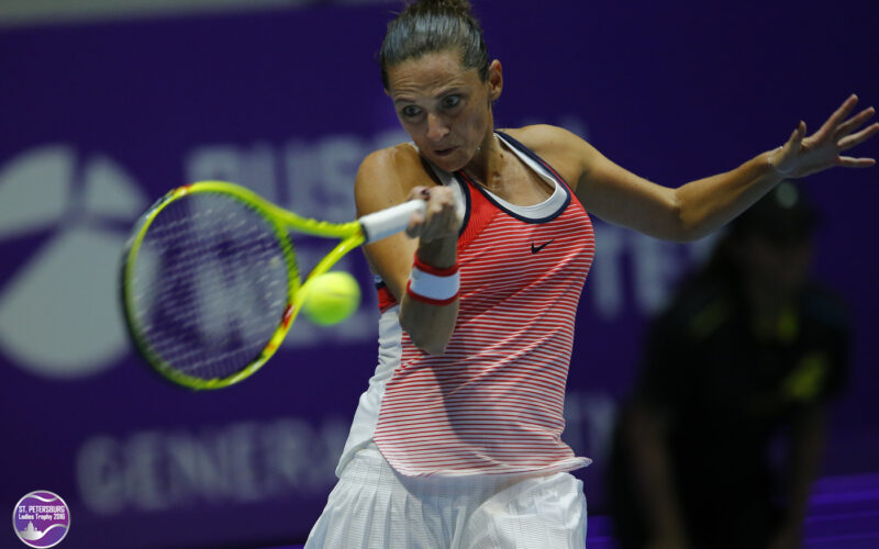 St.Peterburg ladies trophy 2016.  WICKMAYER Y. (BEL)-  VINCI R. (ITA).