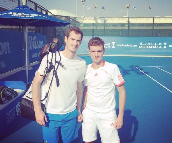 Kareem Allaf con Andy Murray.