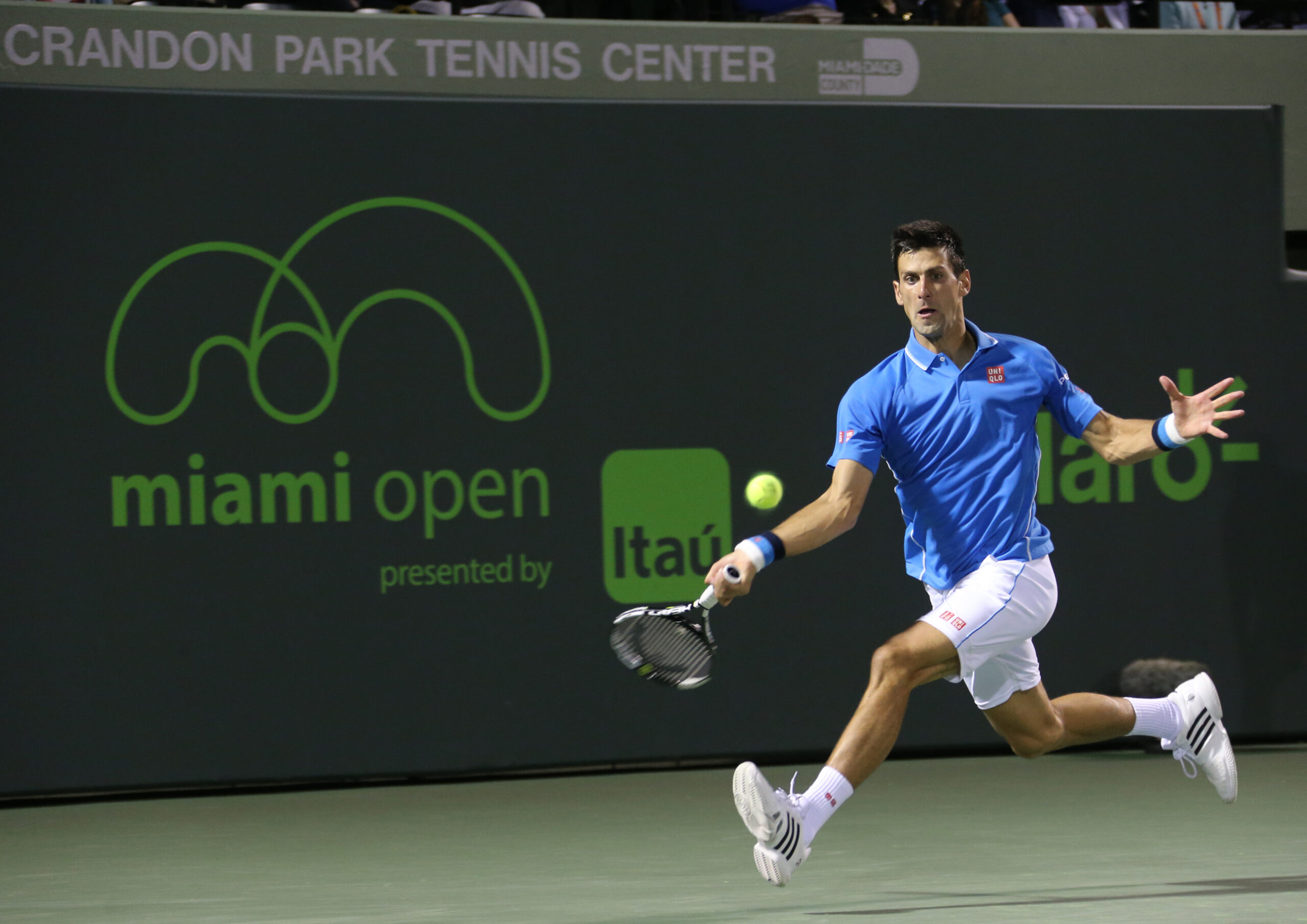 Key Biscayne Miami Open 28Mar2015. Novak Djokovic.