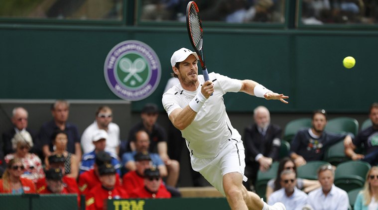 Britain Tennis - Wimbledon - All England Lawn Tennis & Croquet Club, Wimbledon, England - 28/6/16 Great Britain's Andy Murray in action against Great Britain's Liam Broady REUTERS/Stefan Wermuth