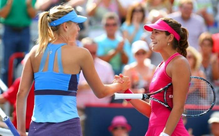 Maria Sharapova e Garbine Muguruza