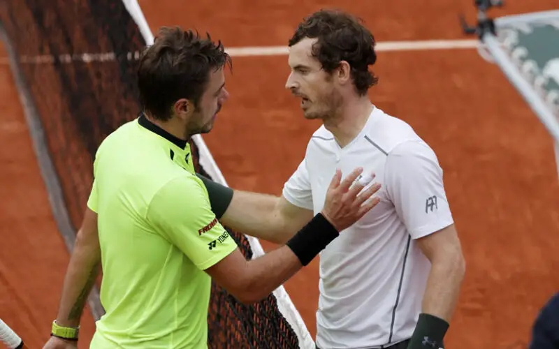 Tennis - French Open Mens Singles Semifinal match - Roland Garros - Stan Wawrinka of Switzerland vs Andy Murray of Britain
