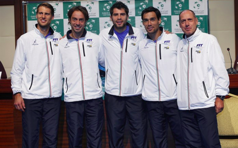 La squadra italiana di Coppa Davis, 2017