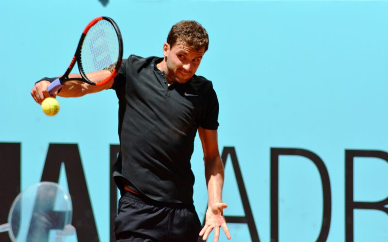 Rovescio di Grigor Dimitrov