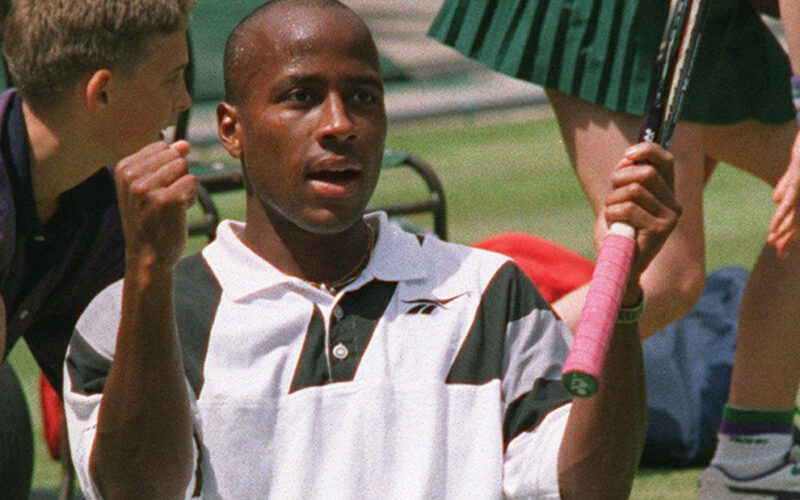 MaliVai Washington esulta a Wimbledon, è in finale!