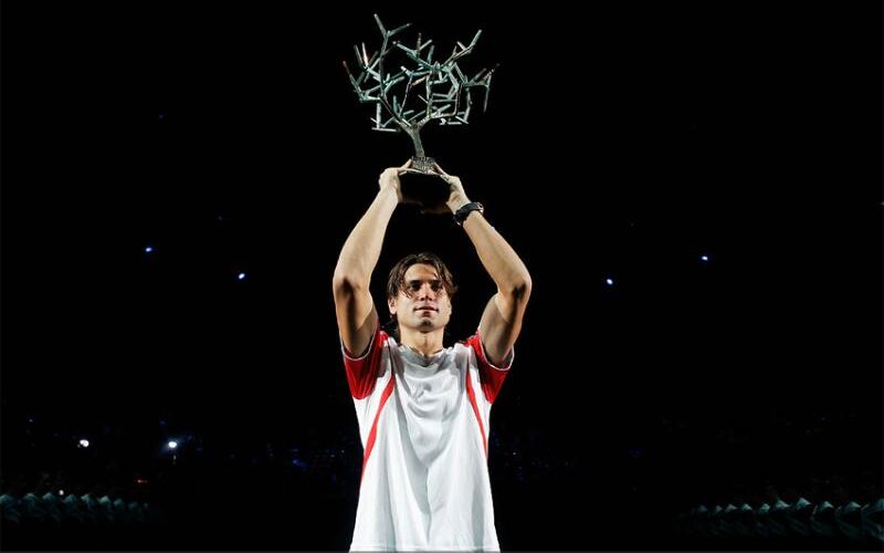 Ferrer celebra la sua vittoria più importante, quella del Master 1000 di Parigi Bercy del 2012