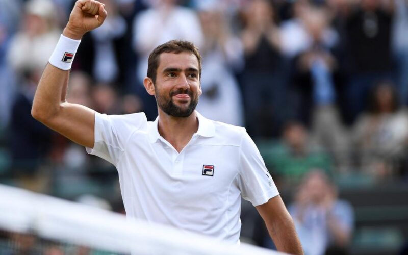 Marin Cilic a Wimbledon: nel 2017 prima finale per lui.