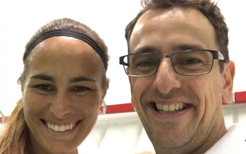 Monica Puig e Cassiano Costa