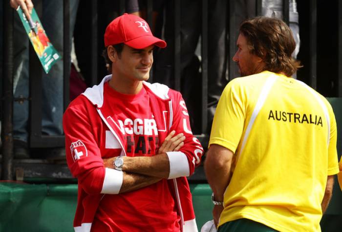 Roger Federer e Patrick Rafter