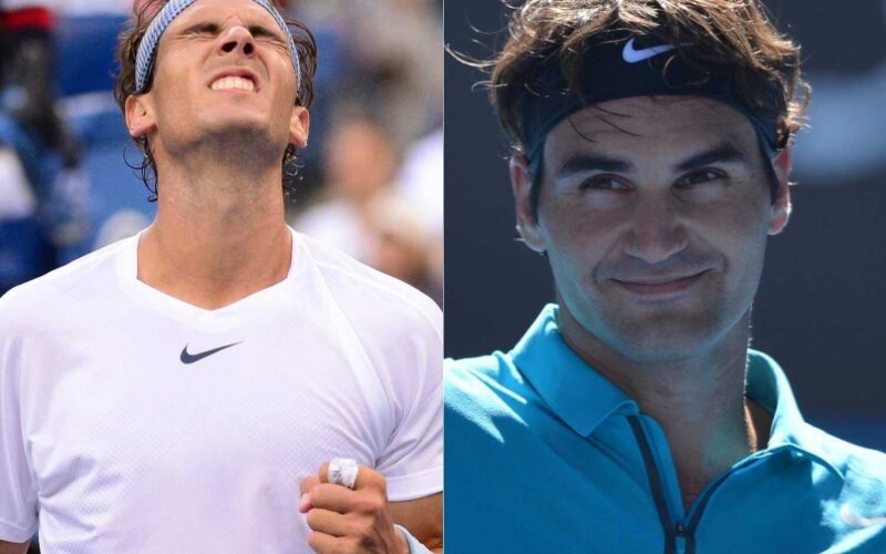 Rafael Nadal e Roger Federer, attualmente n.2 e n.1 del mondo, rispettivamente