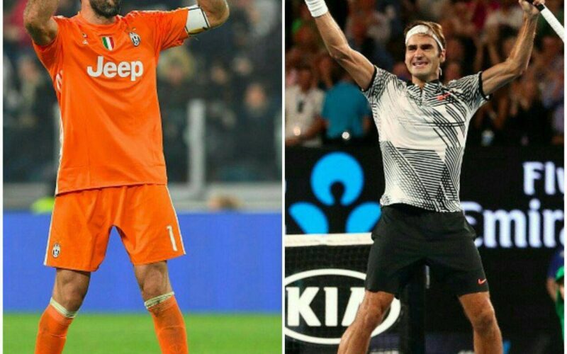Buffon e Federer