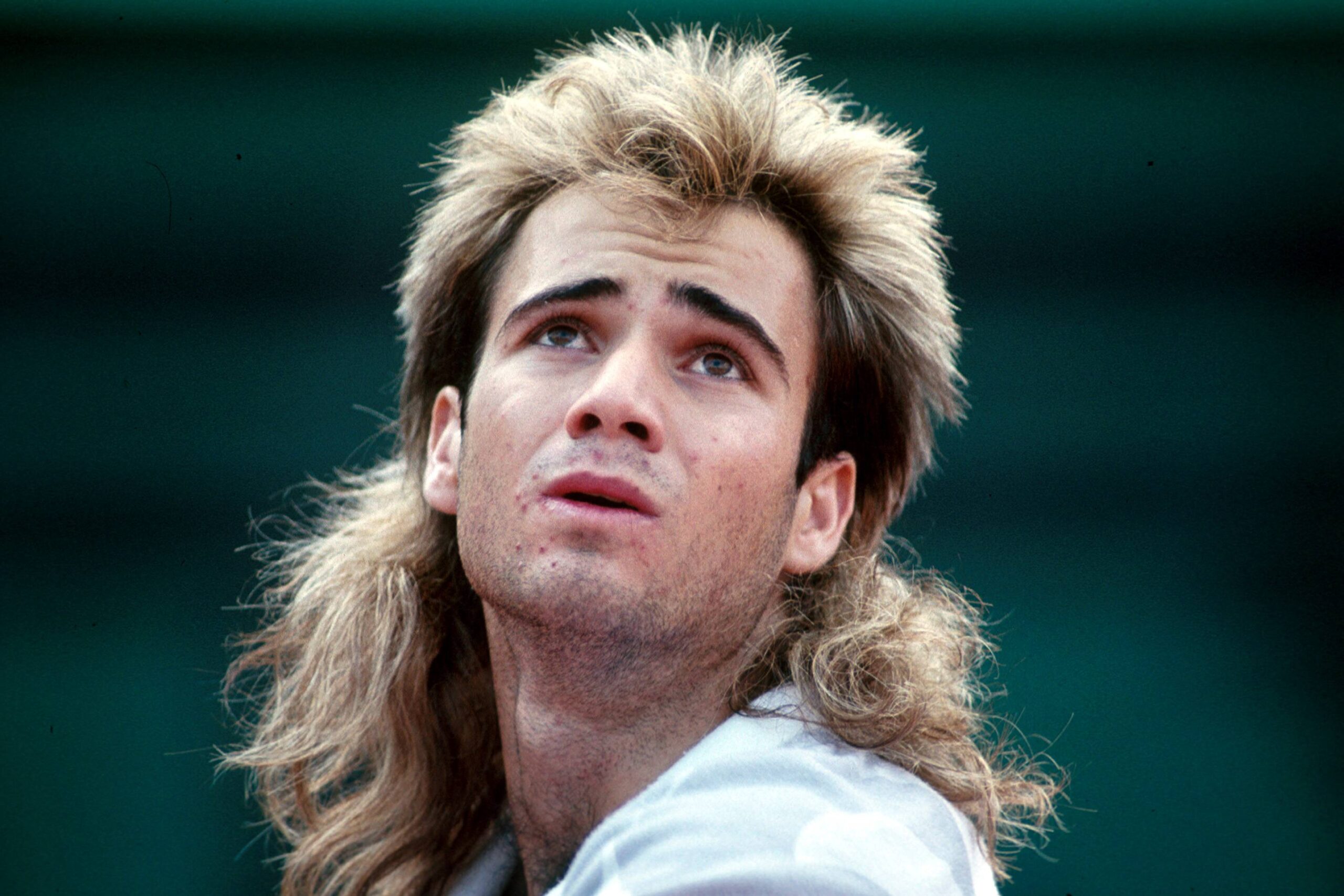 Bildnummer: 00309926  Datum: 03.06.1989  Copyright: imago/Norbert Schmidt
Andre Agassi (USA); Vdia, quer French Open 1989, ATP-Tour, Grand Slam, Sandplatz, Sandplatzturnier, Sandplatztennis, Sand Paris Roland Garros Tennis Herren Einzel Frankreich Porträt Randmotiv Personen