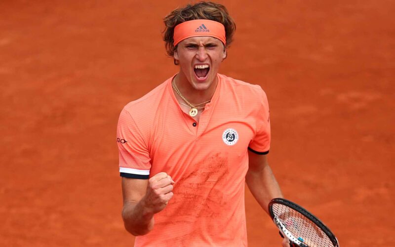 Alexander Zverev ieri a Parigi