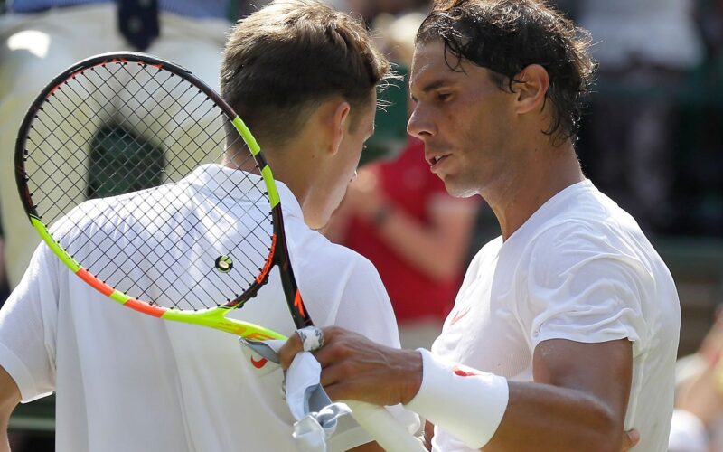 Nadal e De Minaur- Wimbledon 2018