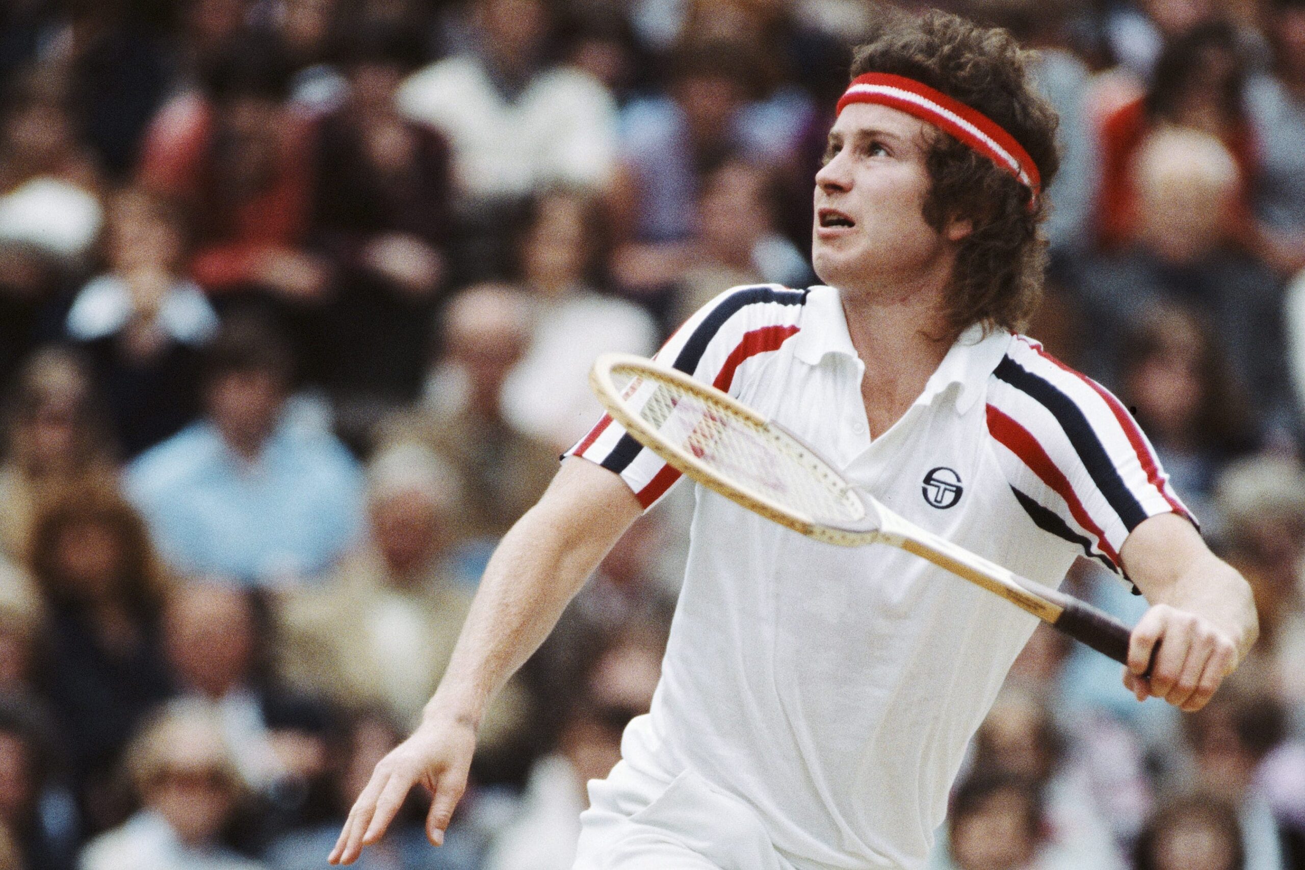 Un giovane John McEnroe.