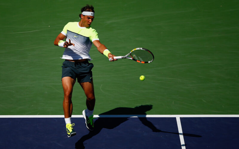 Nadal ad Indian Wells.