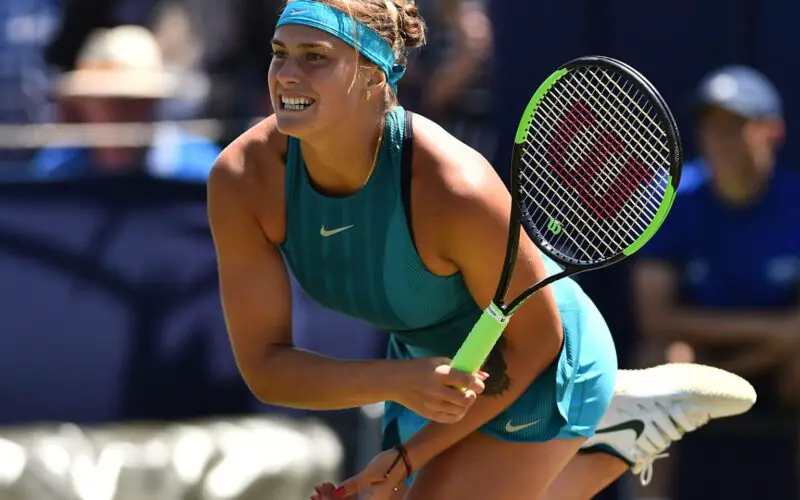 Aryna Sabalenka, finalista ad Eastbourne nel 2018.