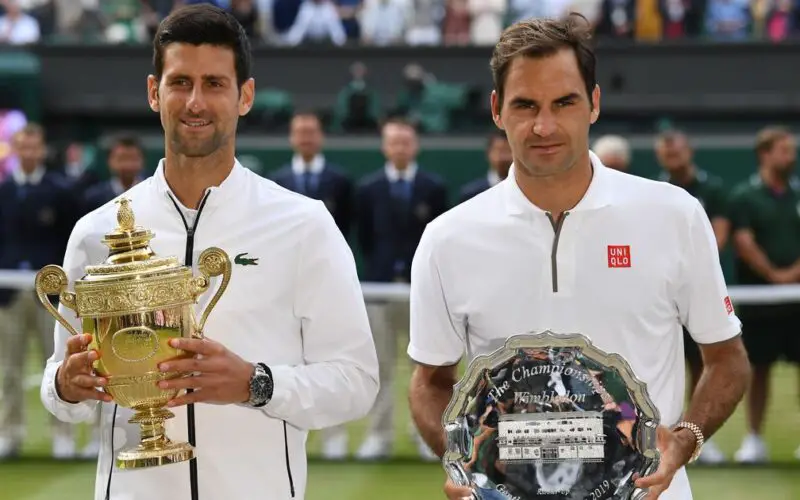 Novak Djokovic e Roger Federer