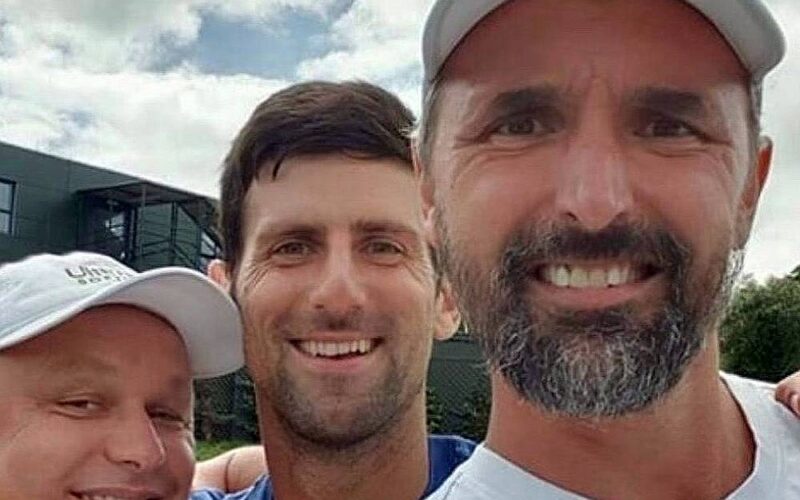 Novak Djokovic, Goran Ivanisevic, Marian Vajda