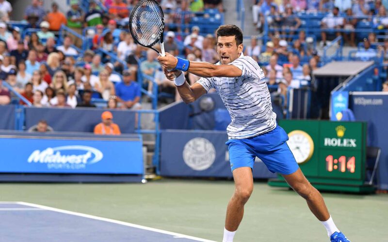 Novak Djokovic a Cincinnati, 2019
