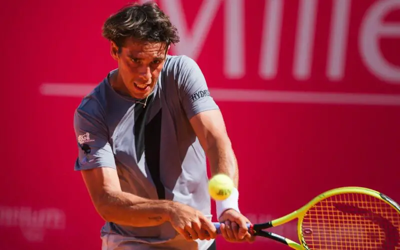 Filippo Baldi, autore di una emozionante vittoria contro Rudolf Molleker.