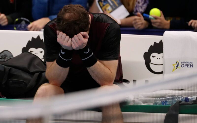 Andy Murray, Antwerp 2019 cry