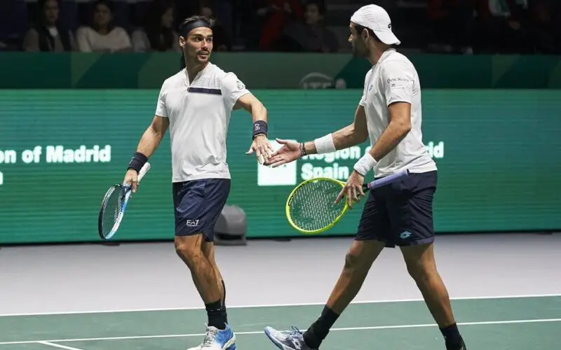 Fabio Fognini e Matteo Berrettini