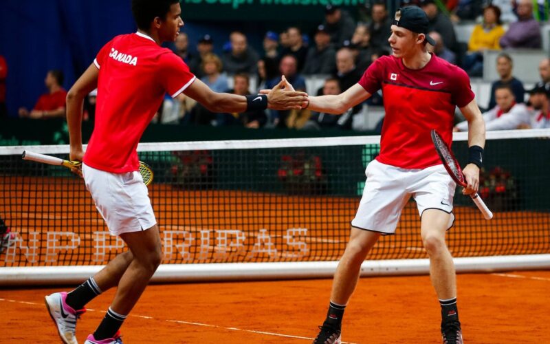 Felix Auger Aliassime e Denis Shapovalov