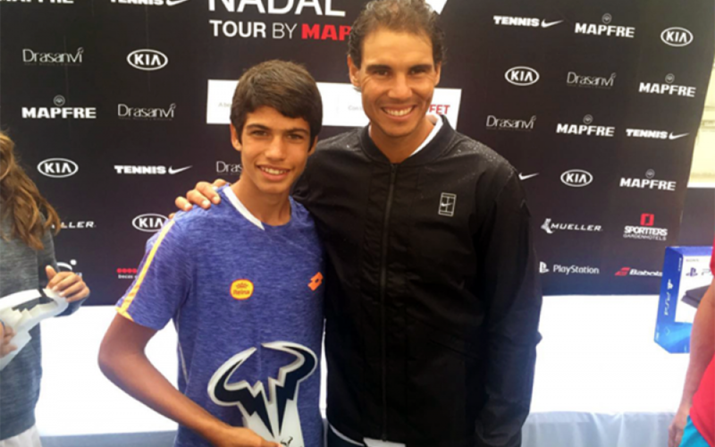 alcaraz e nadal