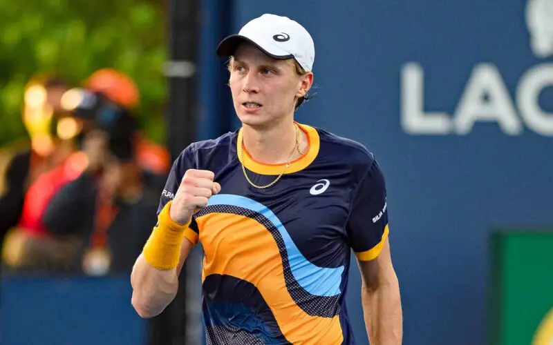 MIAMI GARDENS, FLORIDA - March 26: Emil Ruusuvuori of Finland at the Miami Open on March 26, 2021 in Miami Gardens, Florida (Photo by Mike Lawrence/ATP Tour)