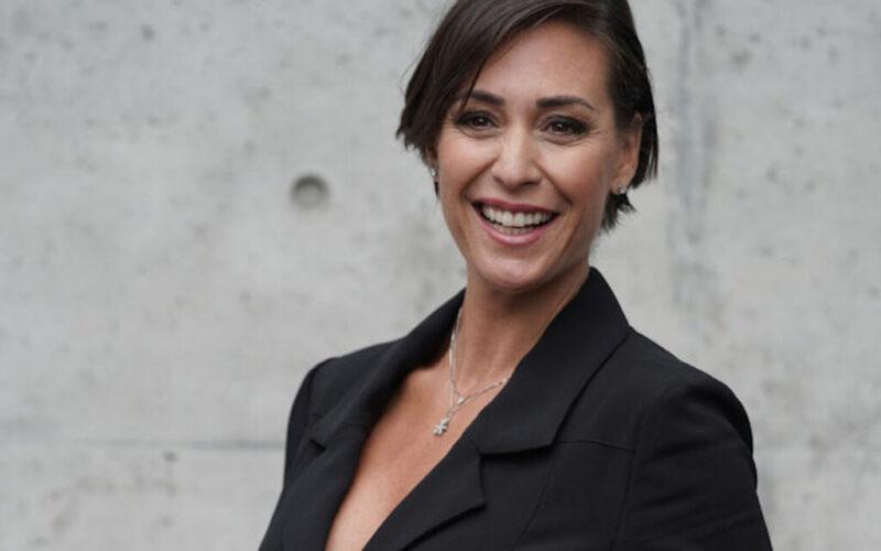 MILAN, ITALY - SEPTEMBER 19: Flavia Pennetta attends the Emporio Armani fashion show during the Milan Fashion Week Spring/Summer 2020 on September 19, 2019 in Milan, Italy. (Photo by Vittorio Zunino Celotto/Getty Images)