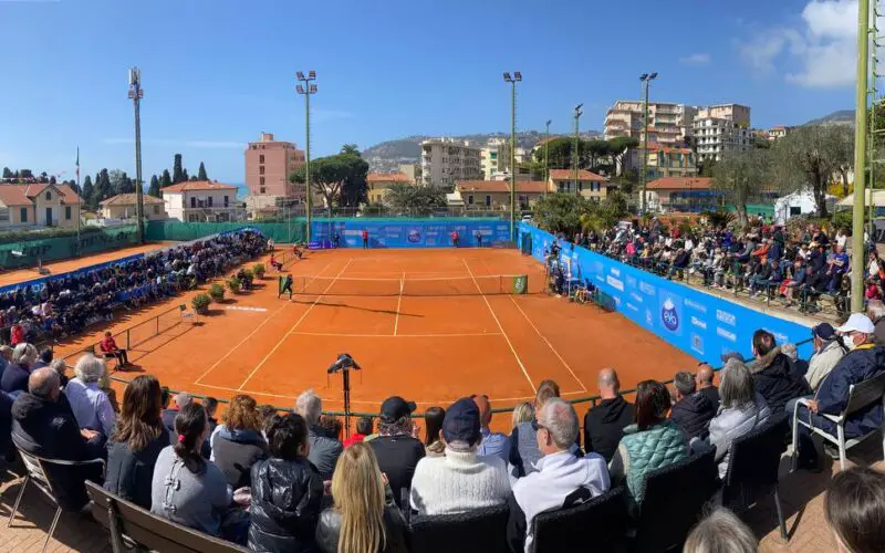 Campo centrale del Challenger di Sanremo