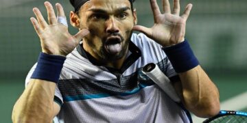 Fognini show a Bercy