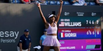 Venus Williams torna alla vittoria a 43 anni: battuta Camila Giorgi a Birmingham