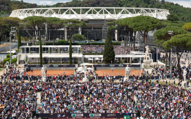 Internazionali BNL d'Italia 2023
Roma 14/05/2023
Panoramica del Foro Italico con il pubblico allo Stadio Pietrangeli
Foto Giampiero Sposito