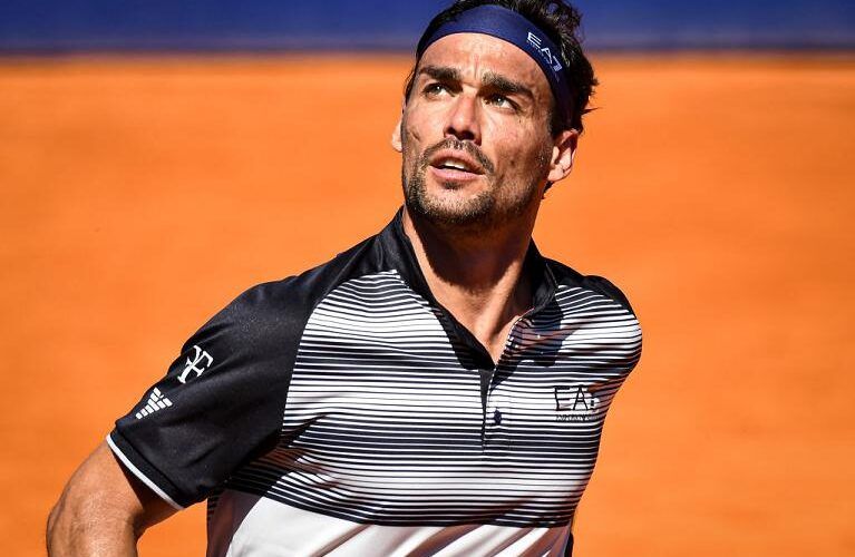 BUENOS AIRES, ARGENTINA - FEBRUARY 10:  Fabio Fognini of Italy looks on during a match against Pedro Martinez of Spain at Buenos Aires Lawn Tennis Club on February 10, 2022 in Buenos Aires, Argentina. (Photo by Marcelo Endelli/Getty Images)